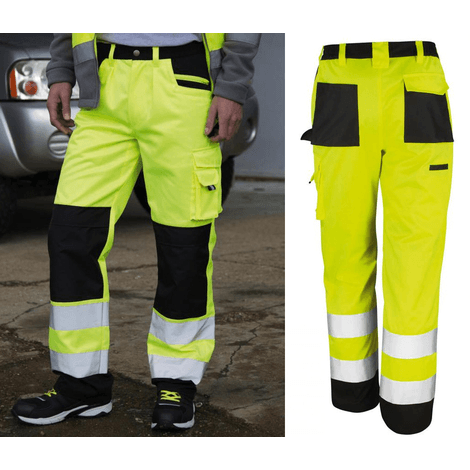 Pantalon cargo haute visibilité