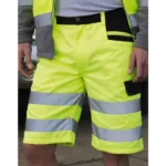 Short cargo haute visibilité