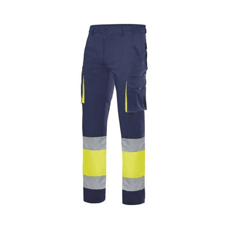 Pantalon multipoches haute visibilité