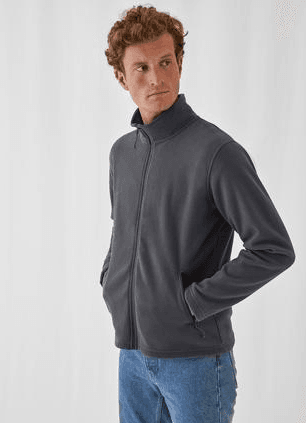 veste polaire zippée homme