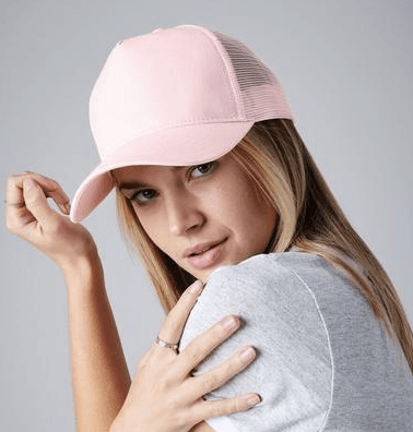 casquette Américaine Half Mesh Trucker