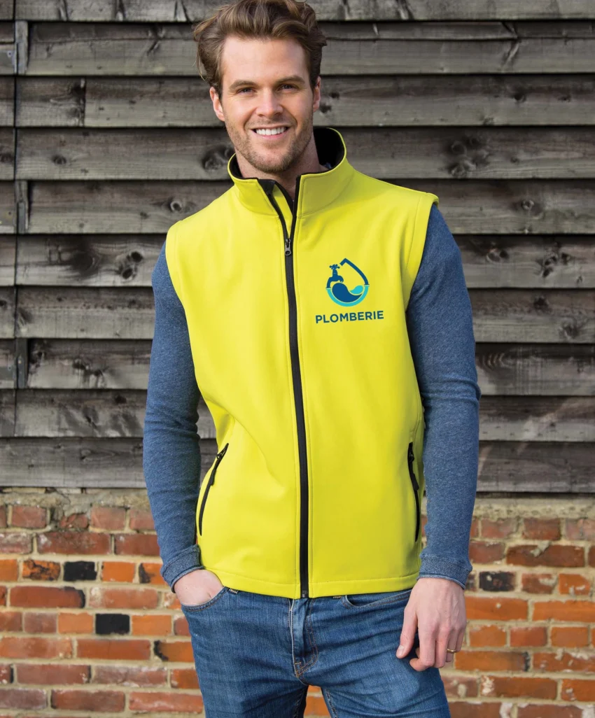 Bodywarmer Softshell Homme 2 couches