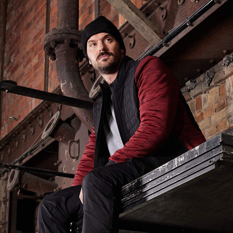 Veste de travail softshell hybride pour homme