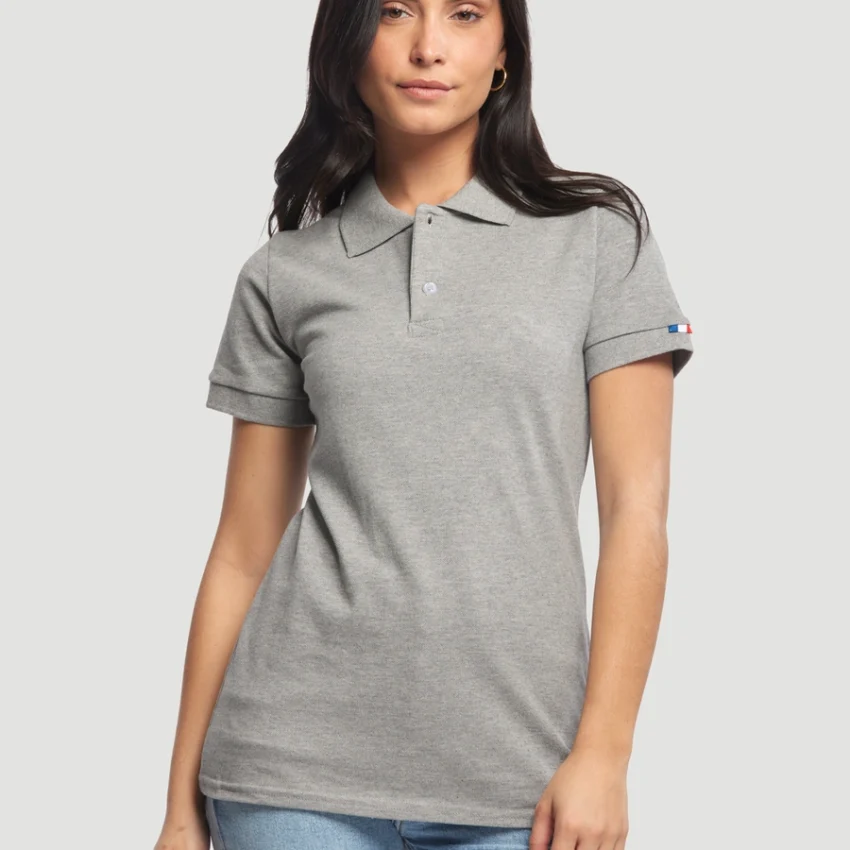 Polo Bio Français pour femme