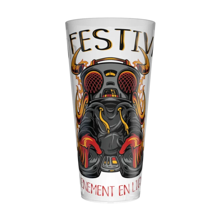 Gobelet personnalisé 40cl translucide